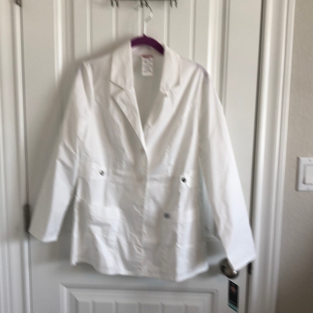 Dickies white lab coat
